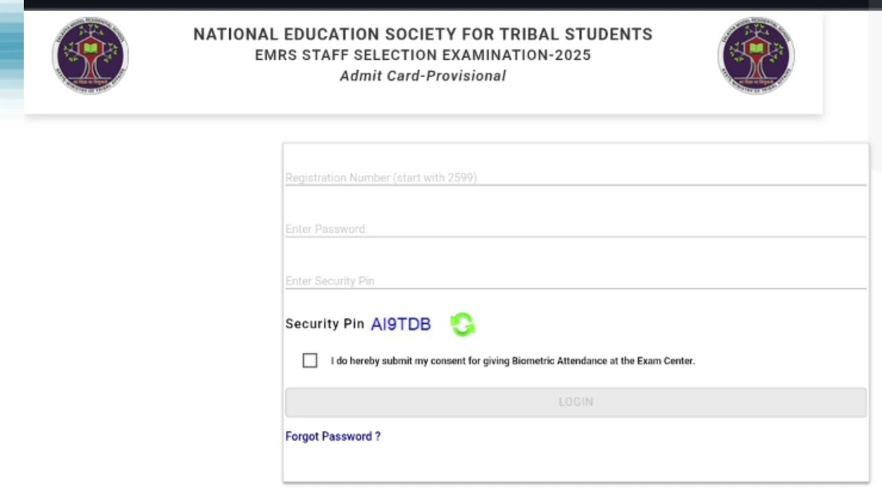 🚨 EMRS Admit Card 2025 OUT! Download Link in comment box 📥