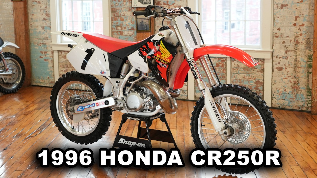 Потрясающий мотоцикл Honda CR250R 1996 года выпуска, отреставрированный компанией KAPLAN CYCLES.