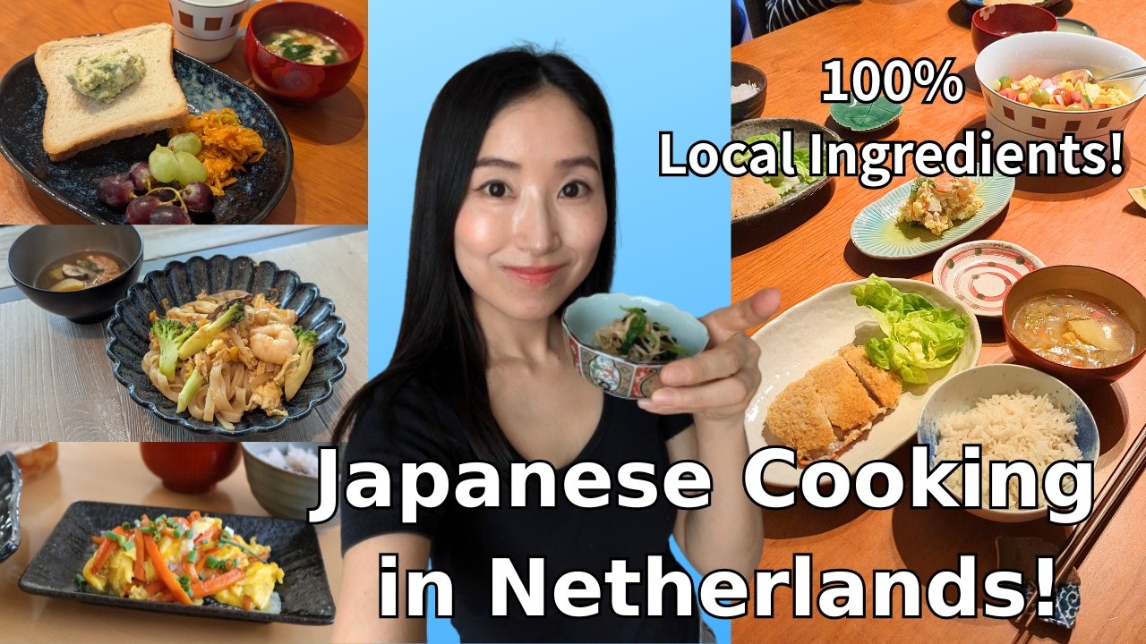 What I Eat in a Day: Japanese Mom Cooking with 100% Dutch Ingredients!