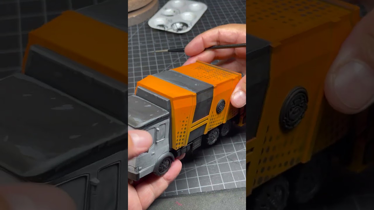 Blueline Gaming Crisis Protocol Build: Garbage Truck Paint #shorts
