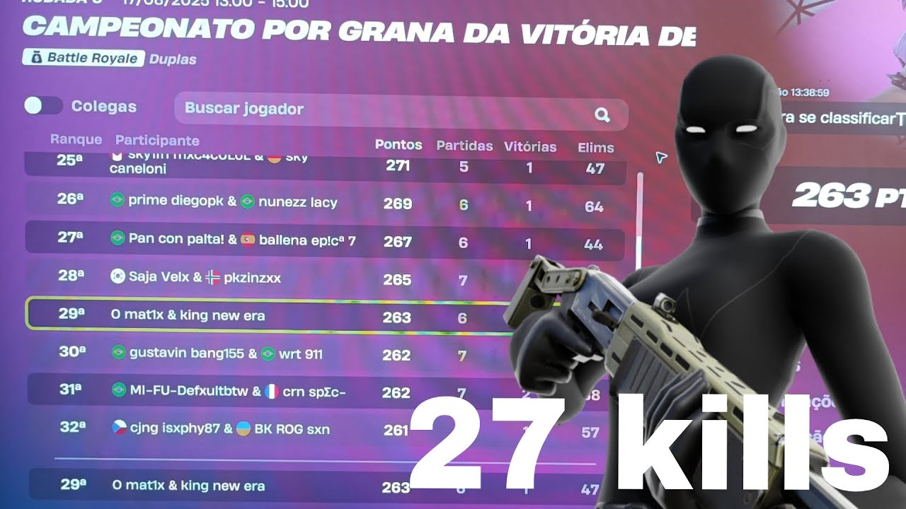 Pegamos Top 29 na Console Cup Duo e Ganhamos uma Partida Com *27 KILLS*