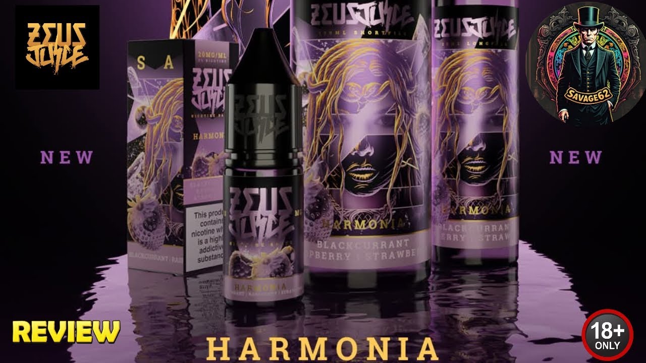 ZEUS JUICE :- HARMONIA E-LIQUID REVIEW ⚡🔞 #zeusjuice #eliquidreview 
