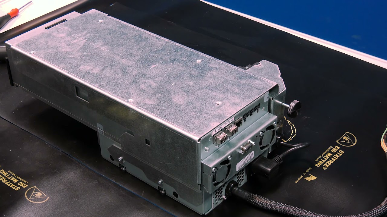 StorageTek T10000 Drive Replacement Video