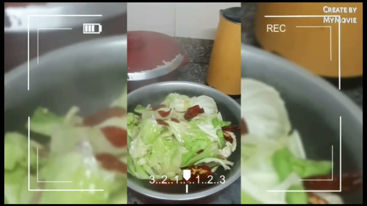 Bhutanese cabbage fry recipes 🥬🌶