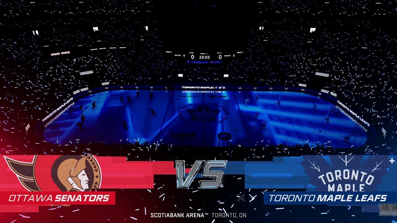 Ottawa Senators vs. Toronto Maple Leafs | NHL 25 | gameplay