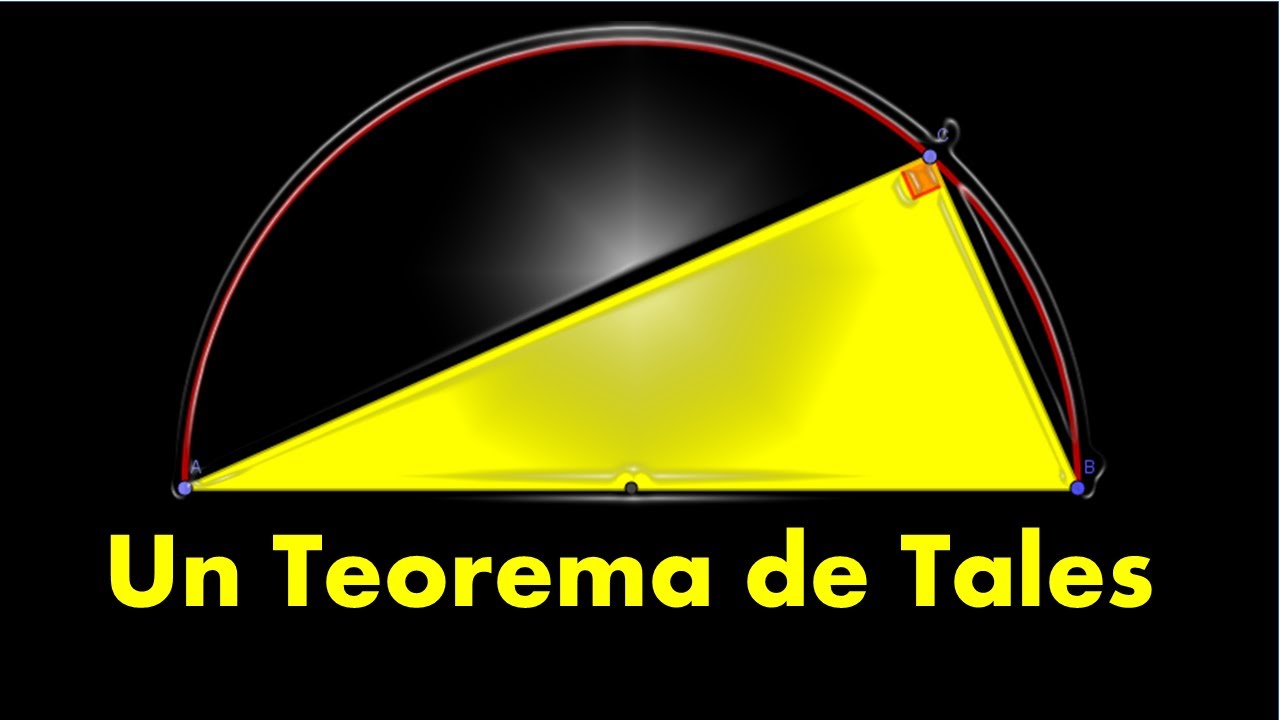 Un Teorema de Tales (segundo): demostración y aplicaciones