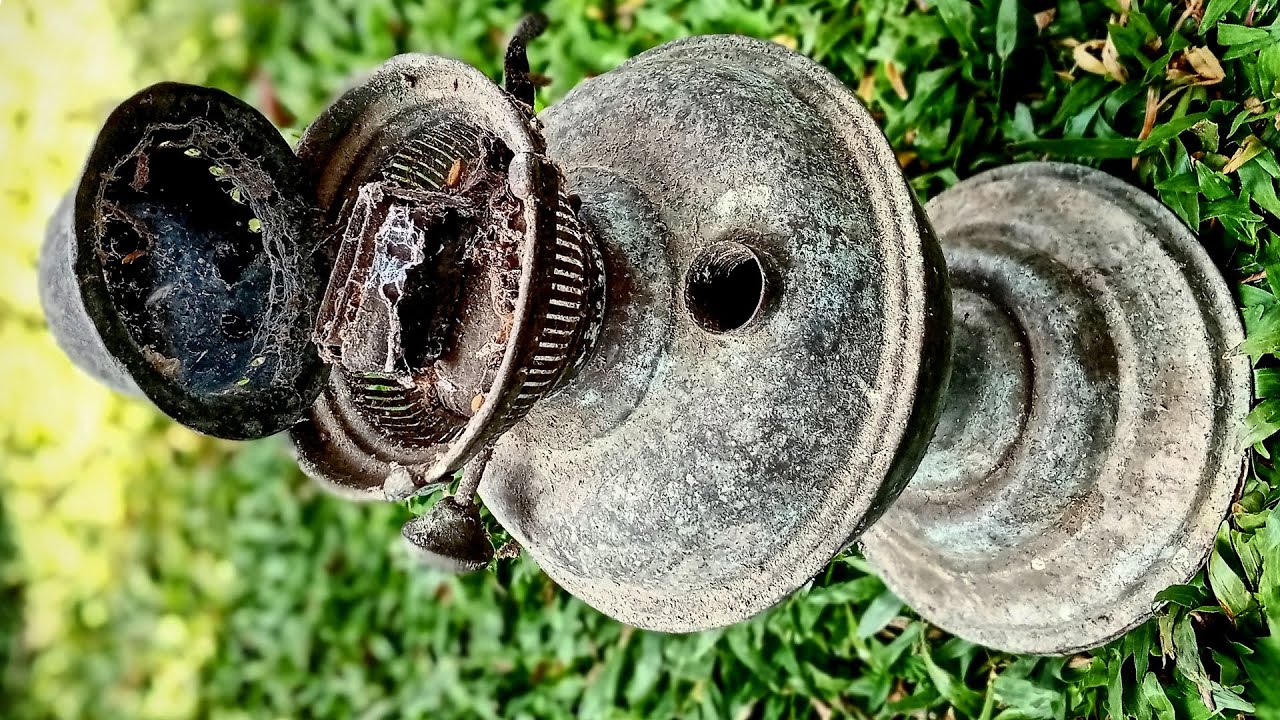 Oil Lamp 1930  Restoration Perfect | Old Brass Oil Lamp Restoration