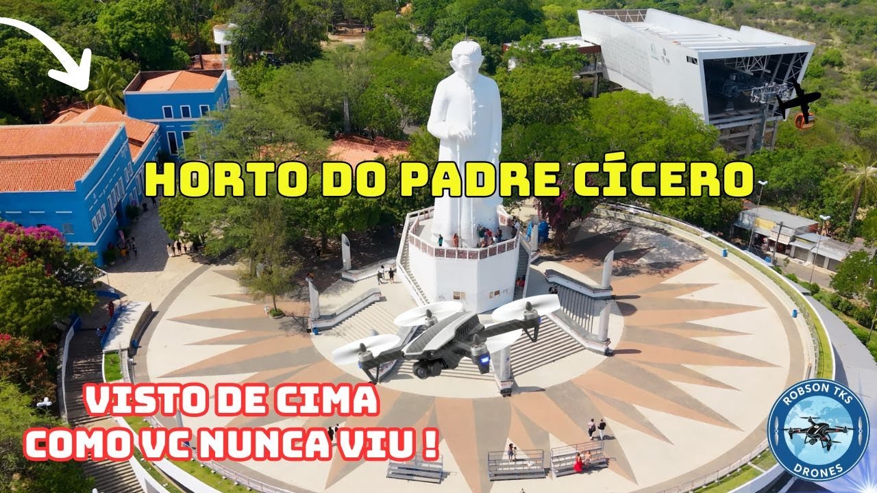DO ALTO DO HORTO do PADRE CICERO, como você nunca viu! #drone #romaria #juazeirodonorte #cariri