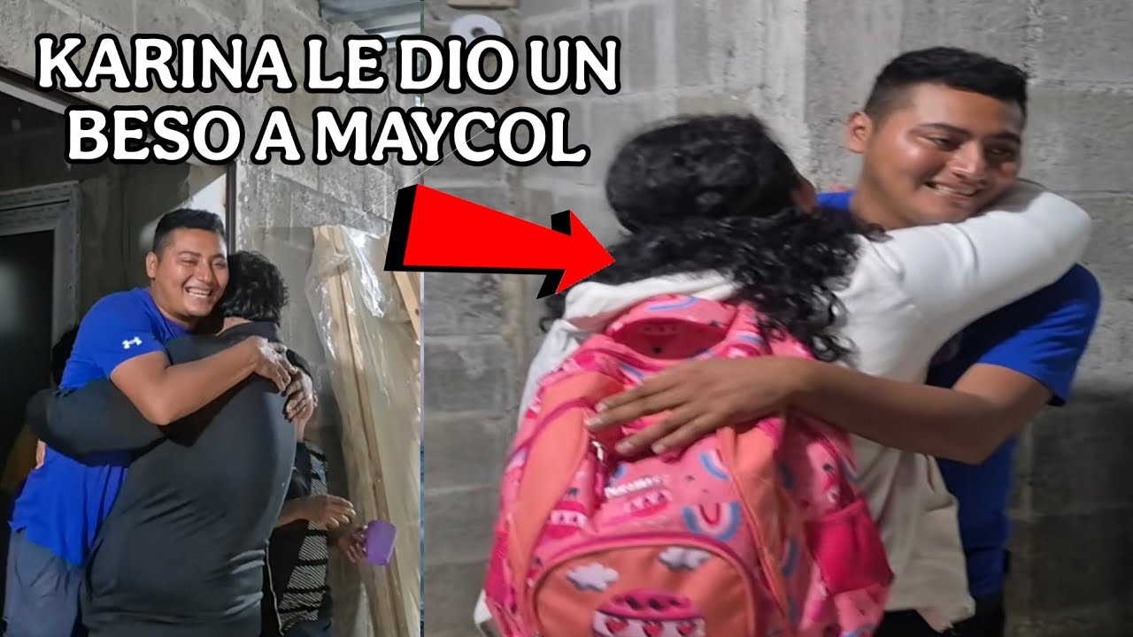 Todos le dan el abrazo a MAYCOL el se pone a llorar de la emocion
