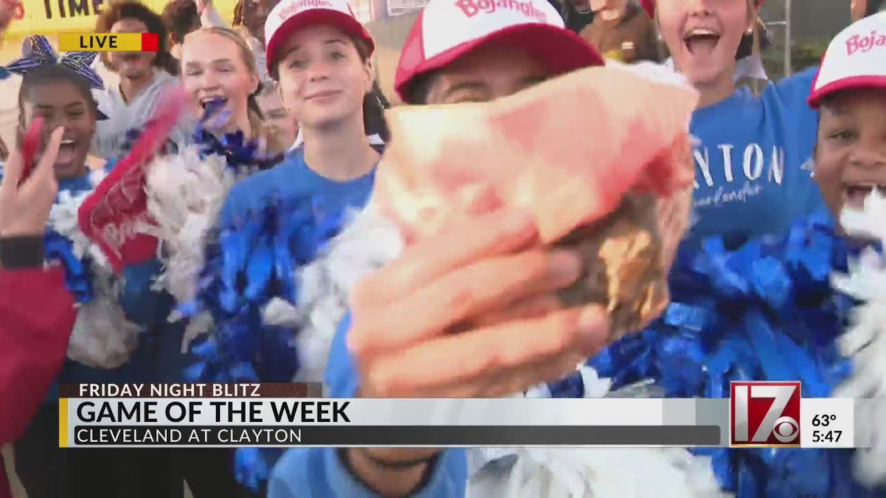 Bojangles Tailgate at Clayton High School ahead of Week 11 Blitz Game of the Week
