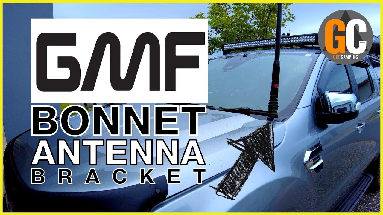 GMF 4x4 UHF Bonnet Antenna Bracket - The Original and the Best!