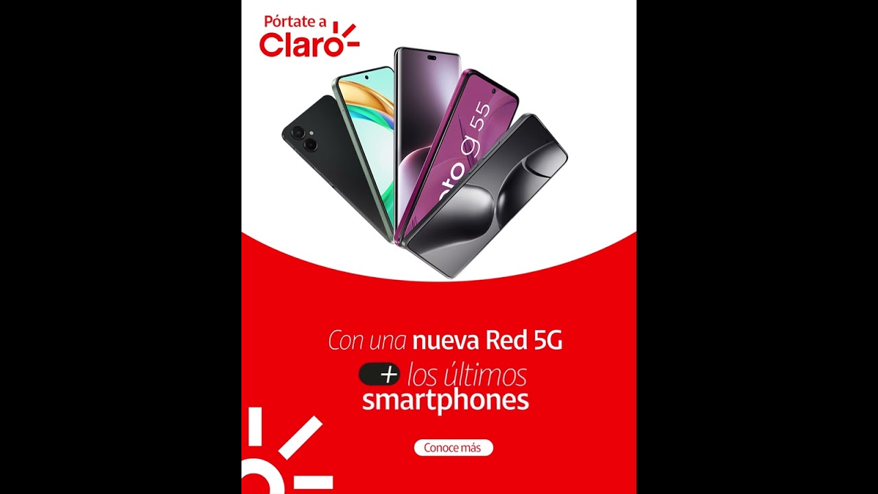 P&oacute;rtate a Claro y disfruta de una nueva Red 5G