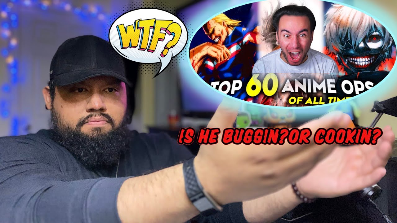 REACTING to Top 60 Anime Openings of ALL TIME! by Nicholas Light | Is he Wildin???
