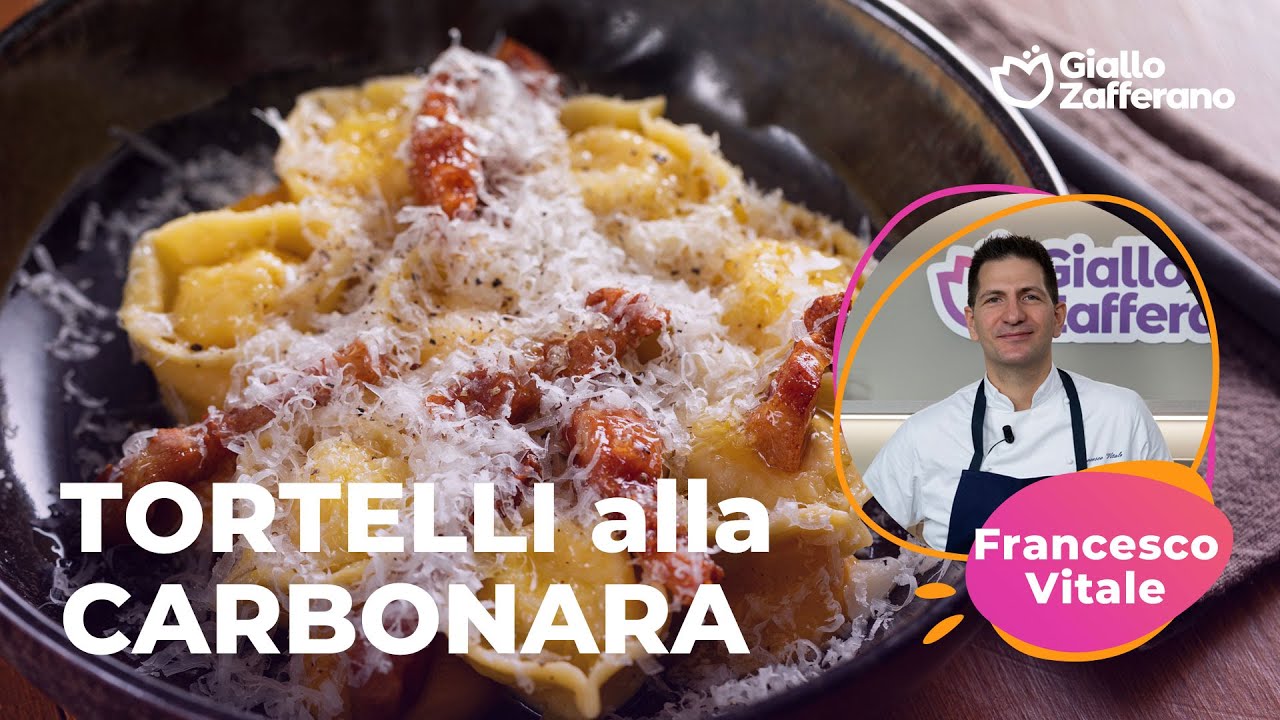 🥟✨💛 TORTELLI ALLA CARBONARA dello CHEF FRANCESCO VITALE del RISTORANTE REMULASS😍