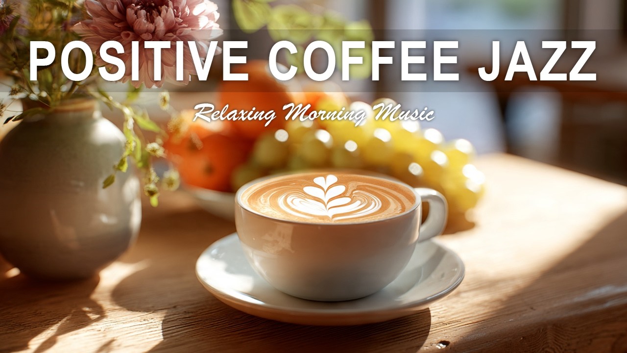 Positive Coffee Jazz - Natural Soft Jazz ☕ Smooth & Relaxing Jazz for Work, Study & Sleep