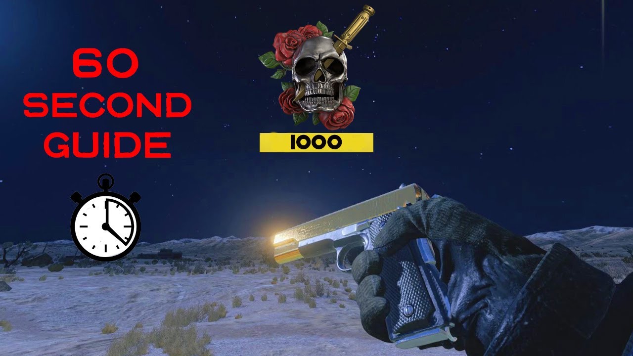 How to Level Up FAST in Black Ops Cold War (60 Second Guide)