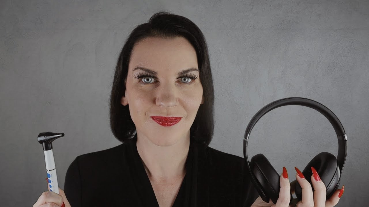 ASMR Hearing Test (English or French, left or right, headphones, tuning fork)