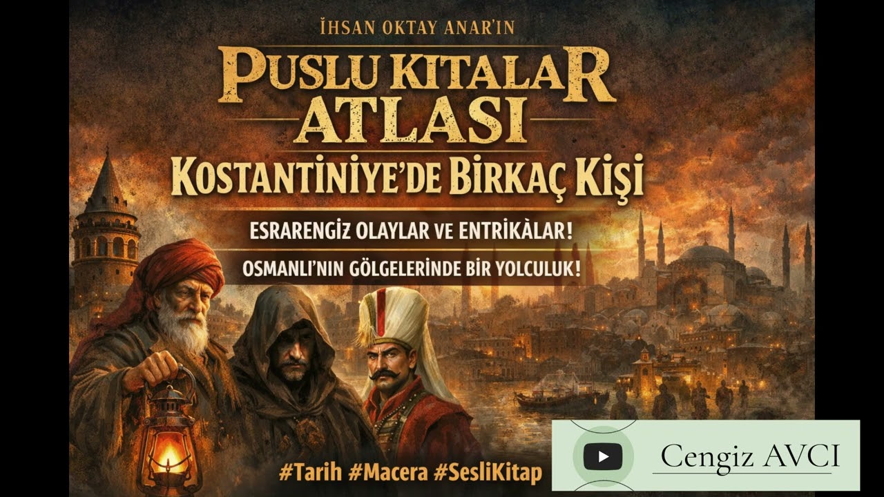 Puslu Kıtalar Atlası – Kostantiniye’de Birkaç Kişi | İhsan Oktay Anar | Sesli Kitap – Bölüm 1
