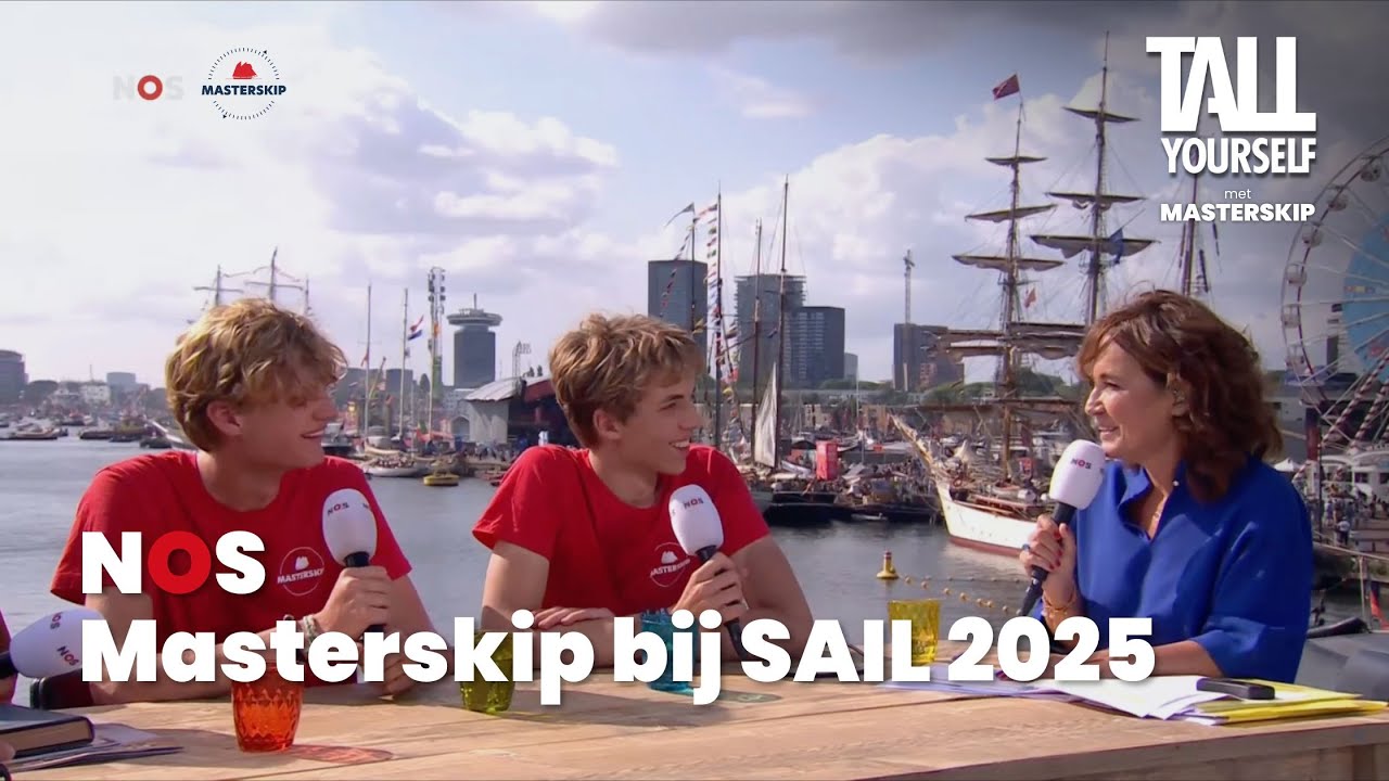 NOS: Trainees van Masterskip bij SAIL Amsterdam 2025