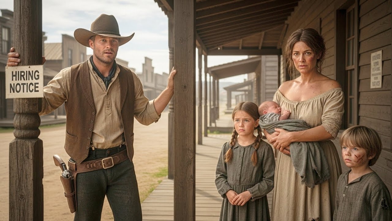 The Cowboy Posted a Notice for a Ranch Cook — A Widow With 3 Kids Answered and Changed Everything