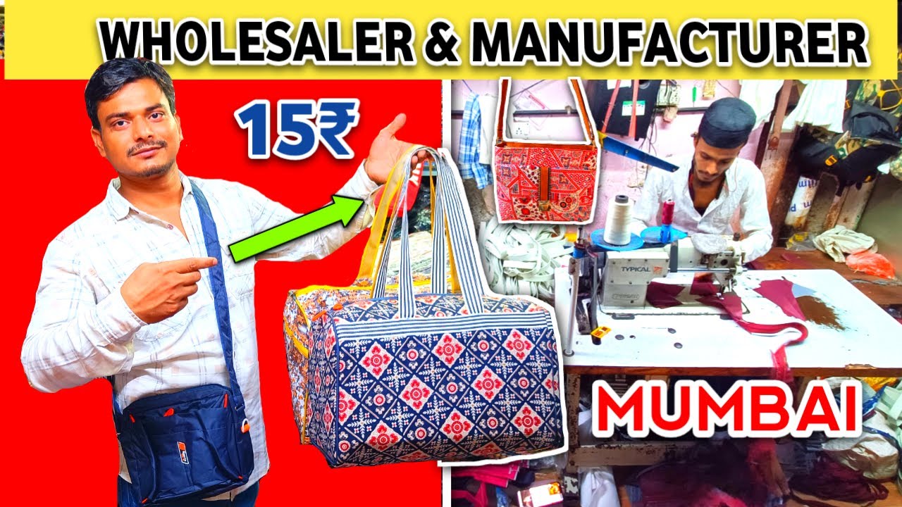 Mumbai Me Bag Wholesale Market | Ladies Bags Manufacturers Mumbai | Byculla Wholesale Bag Market