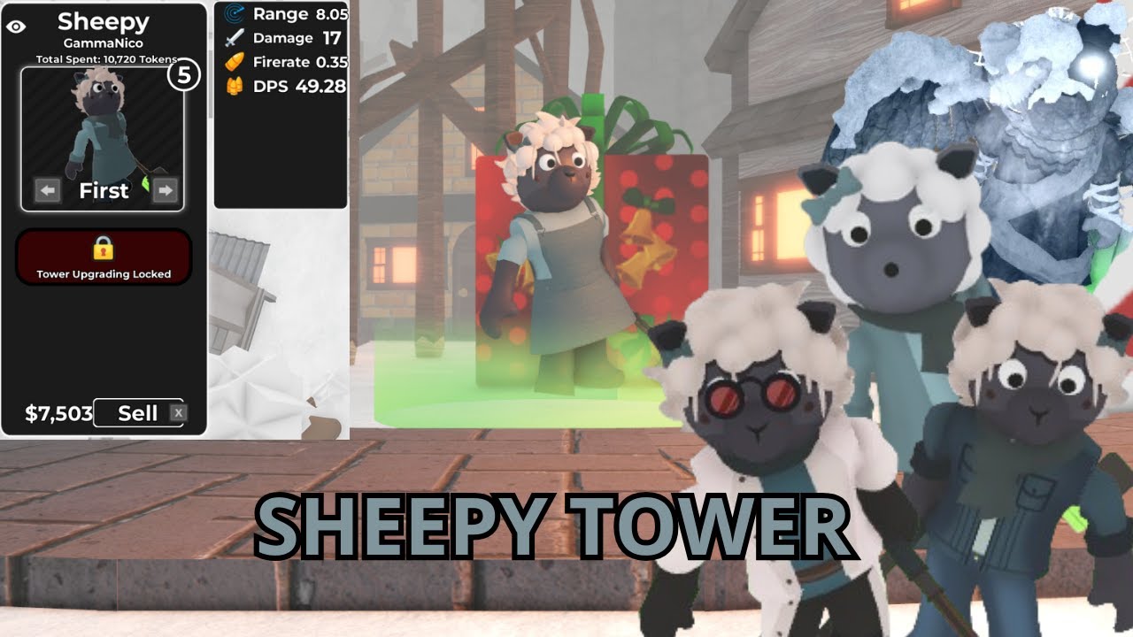 SHEEPY TOWER + NEW SKINS SHOWCASE | Piggy: Towers