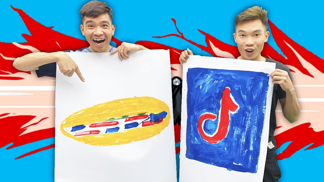 PHD | Thử Thách Vẽ Hình Đoán Chữ Thua Nhảy Dây 1000 Cái