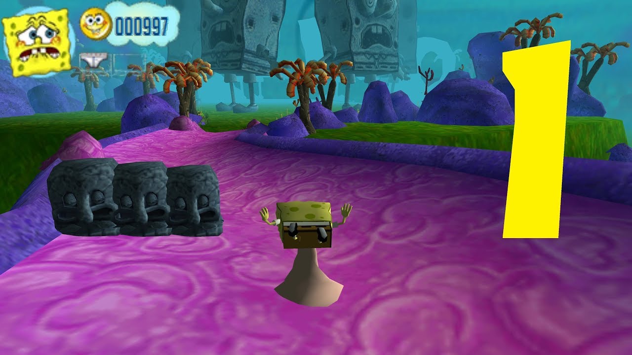 Правда или реальность Губки Боба (PSP) [4K] Часть 1 - Уровень 1 [Весёлые времена ловли медуз с Па...
