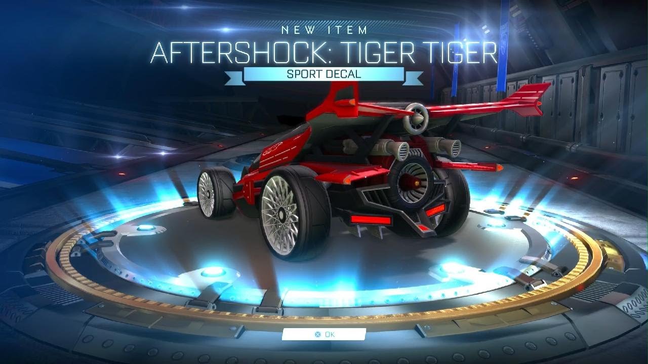 Rocket LeagueDrop opening.