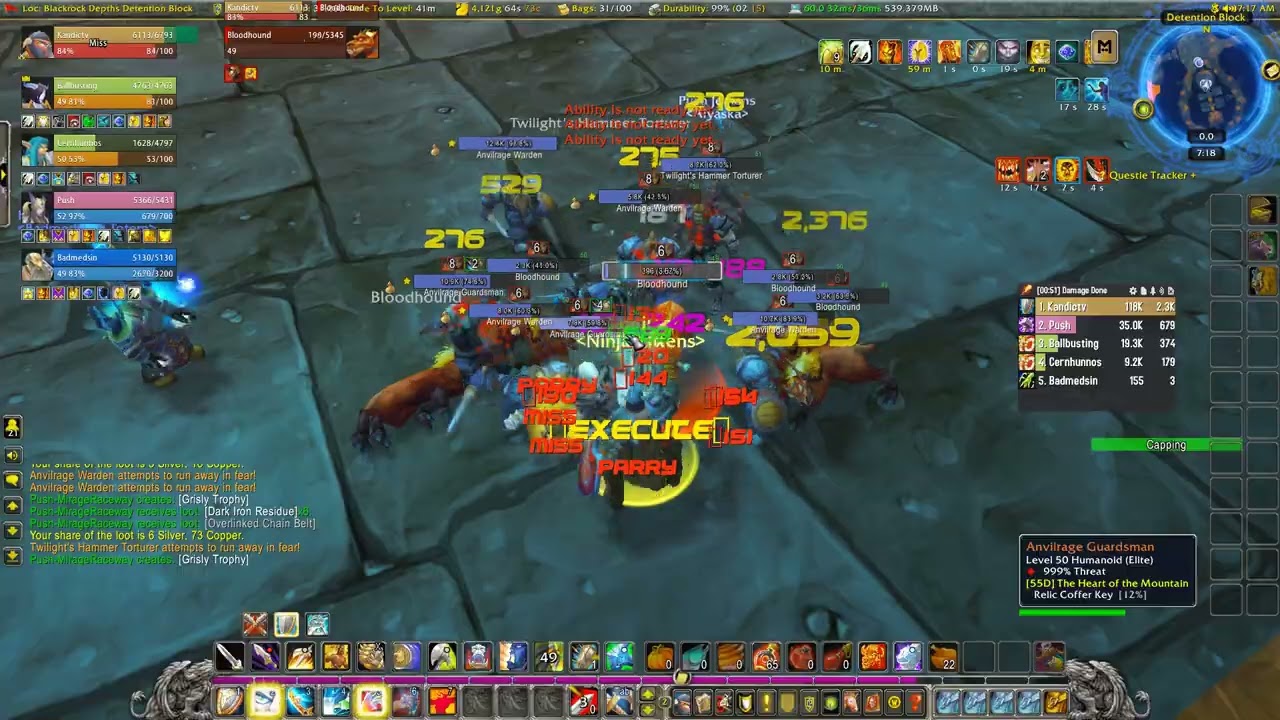MOP - Level 54 - Tanking Blackrock Depths