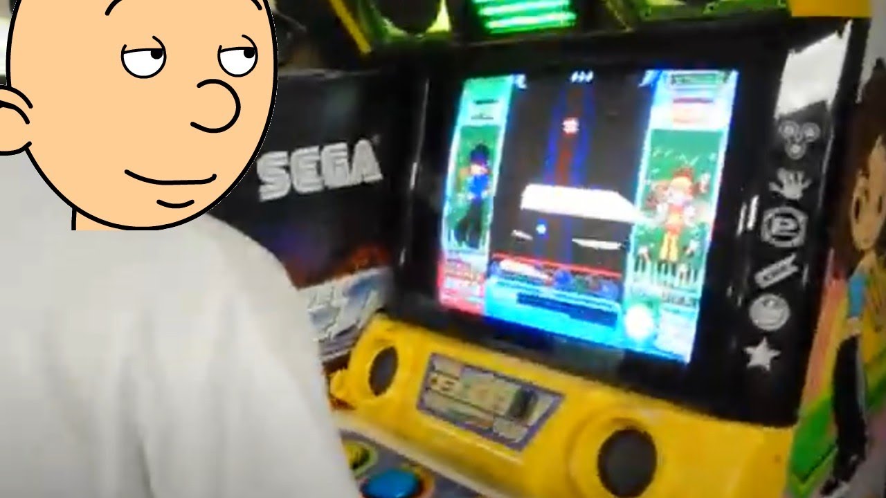 Caillou Breaks His Hands at Chuck E Cheese/Grounded