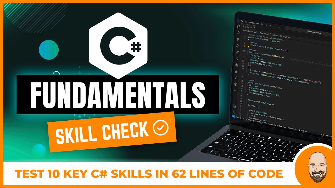C# Fundamentals Skill Check - Full App in 1 Video with just 62 lines of code!