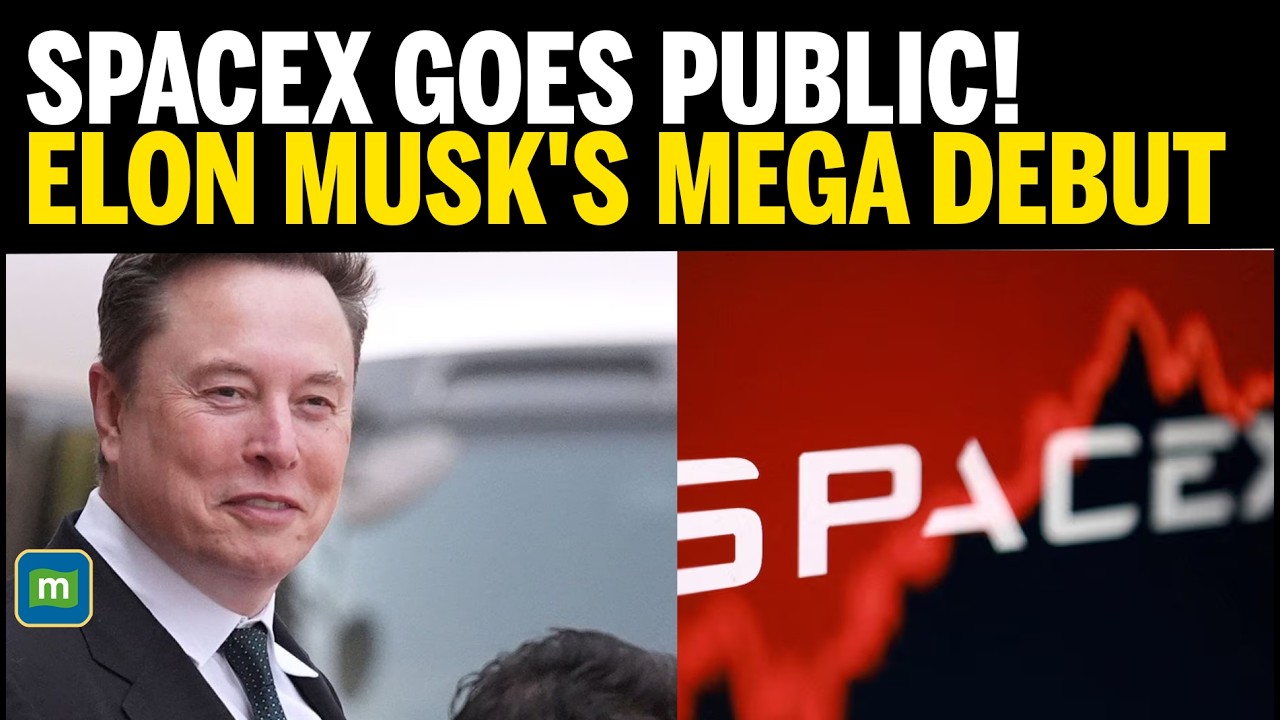 SpaceX IPO Listing | Elon Musk's Company Goes Public in Historic Nasdaq Debut