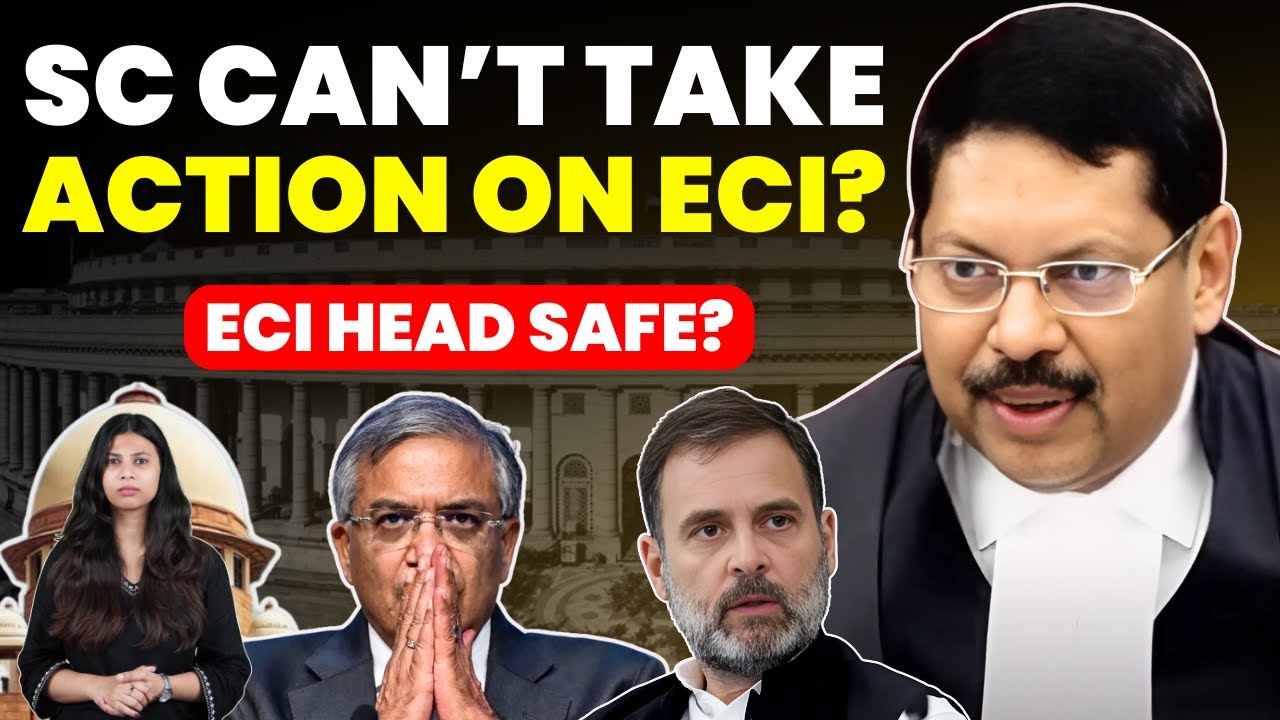 SC CAN'T TAKE ACTION ON ECI? ECI HEAD SAFE? #supremecourtofindia #electioncommissionofindia