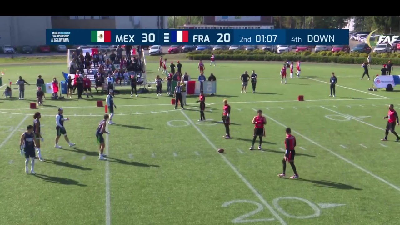 Mexico vs Francia Mundial Flag Football