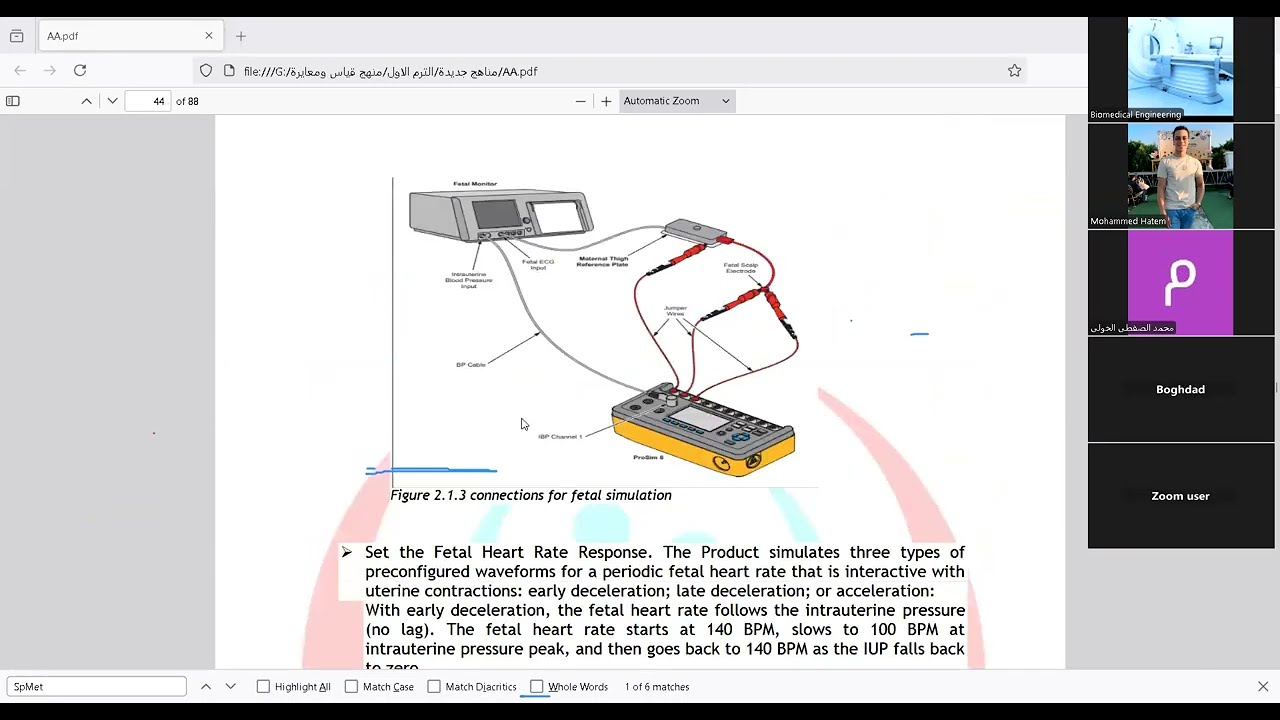 Monitoring Device Testing  مختصر شرح  معهد فنى صحى صيانة