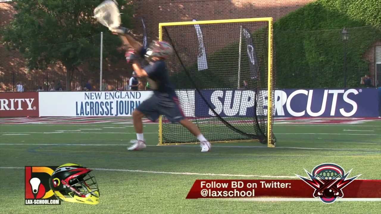 Lax School: Boston Cannons Kip Turner Goalie Warm Up 102