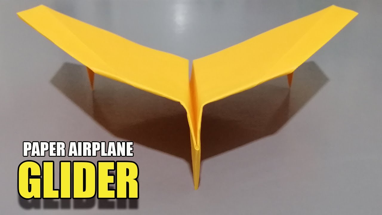 How To Fold Paper Airplane EASY for Longest Fly | Paper Airplane Glider