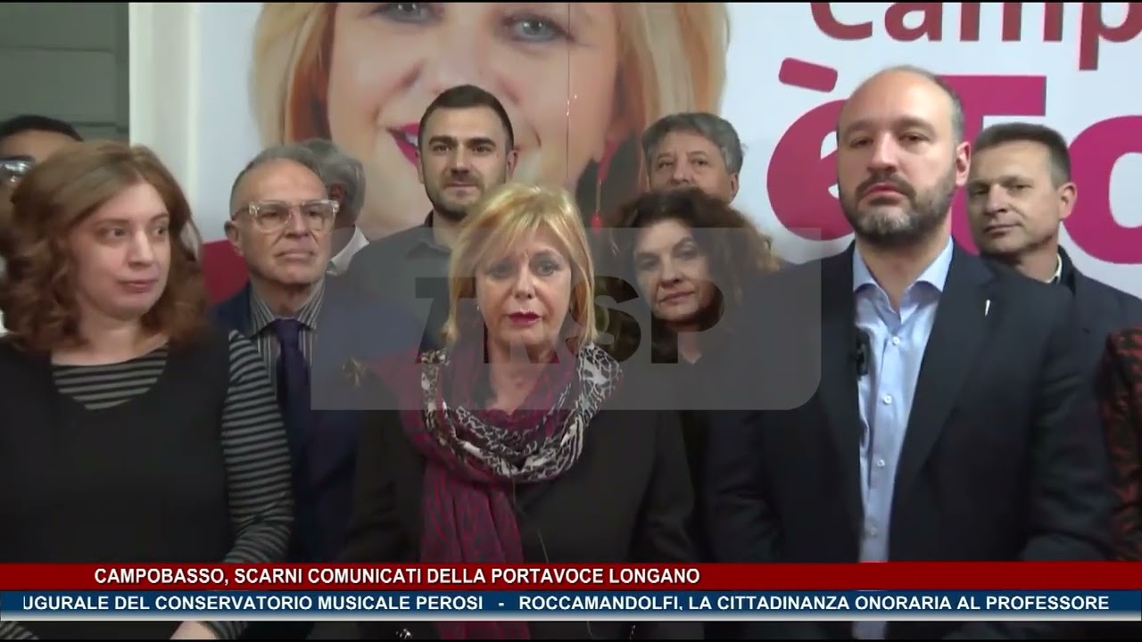 Campobasso, scarni comunicati della portavoce Longano TG NEWS MOLISE DEL 21-01-26 - TRSP -