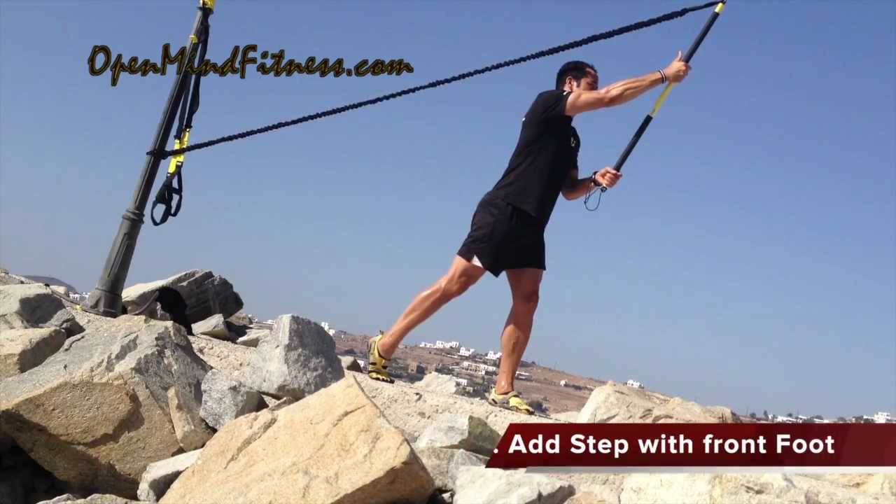 TRX Rip Trainer Overhead Axe Chop Progressions