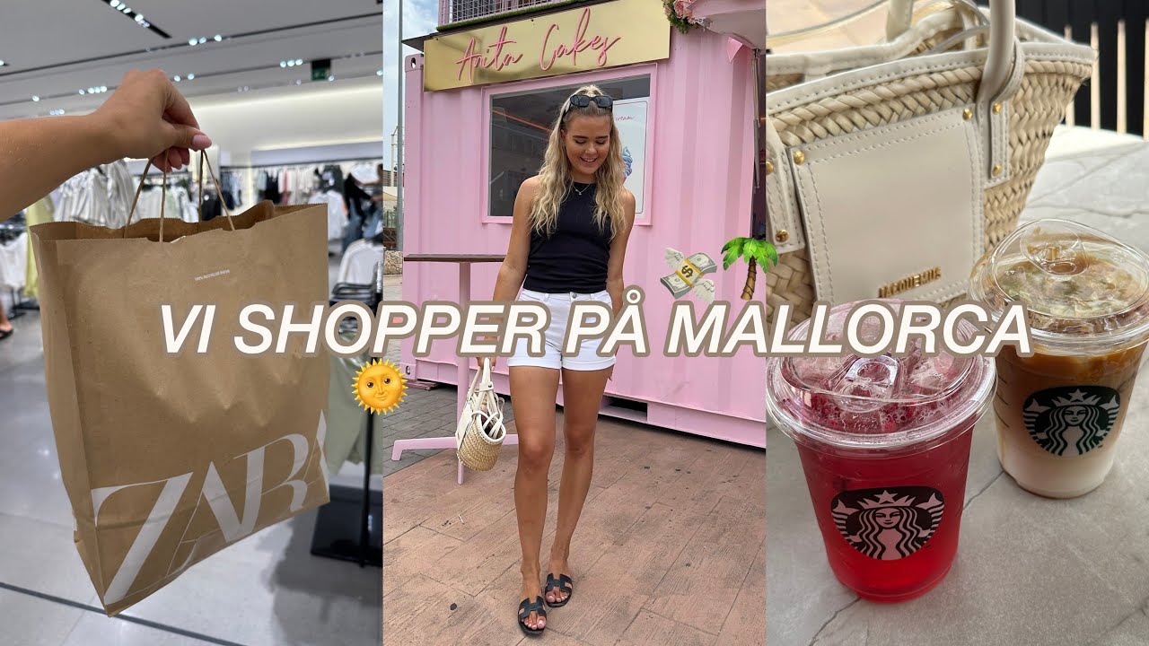FERIEVLOG: Vi shopper på Mallorca + HAUL (Primark, Zara, Mango, H&M)