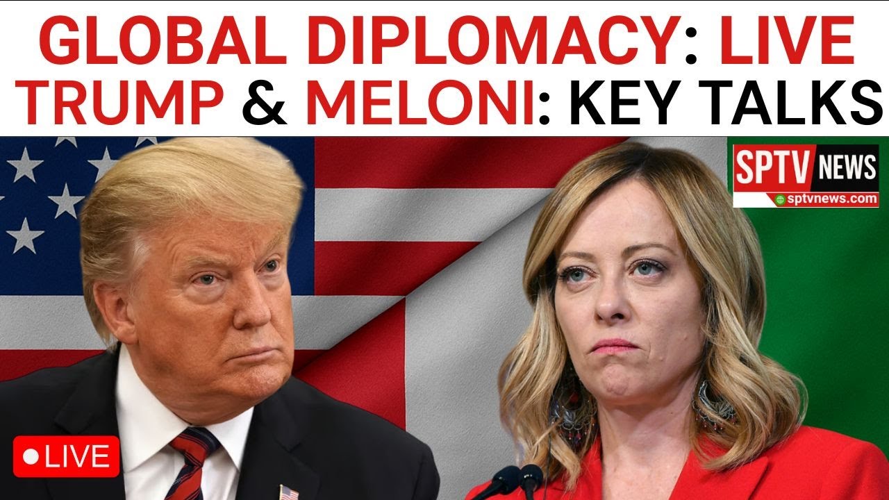 LIVE: President Donald Trump Meets Italian PM Giorgia Meloni | US-Italy Relations | Tariff | USA