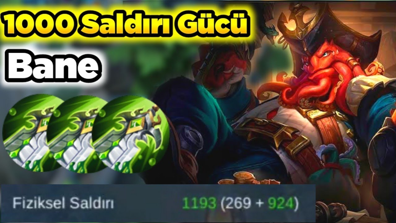 1000 Saldırı Gücü Bane Üflediğimiz Rakip Ölüyor Efsane Bir Şey Oldu Mobile Legends