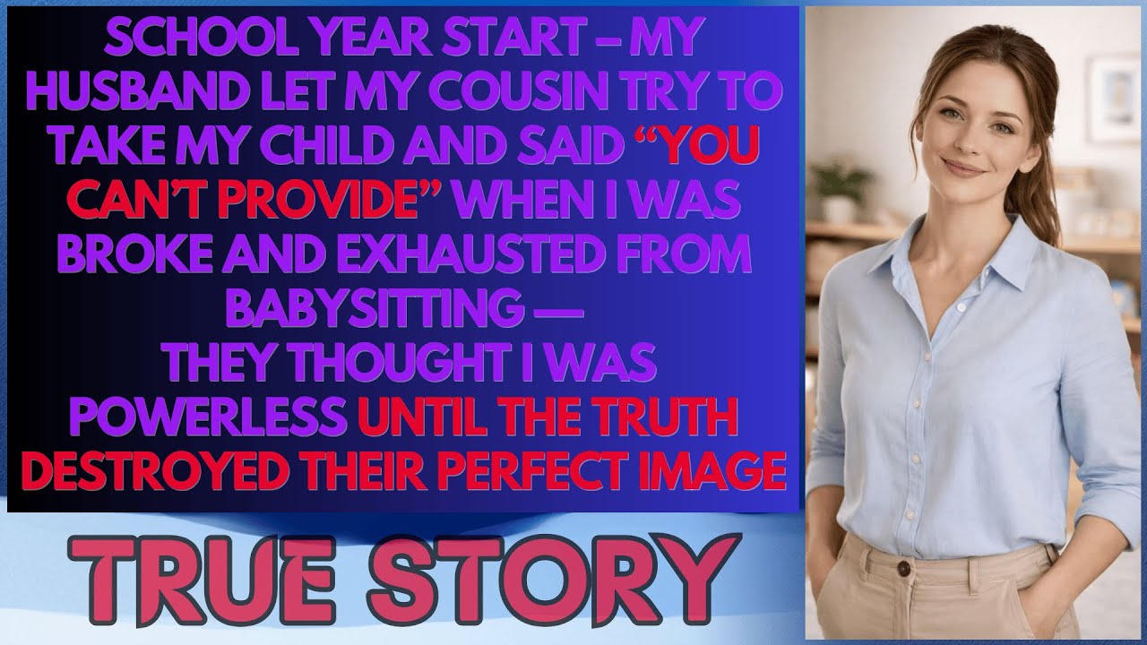[School Year] Husband Chose Cousin, Said “She’s Better” I Juggled Babysitting — Judge Listened Me
