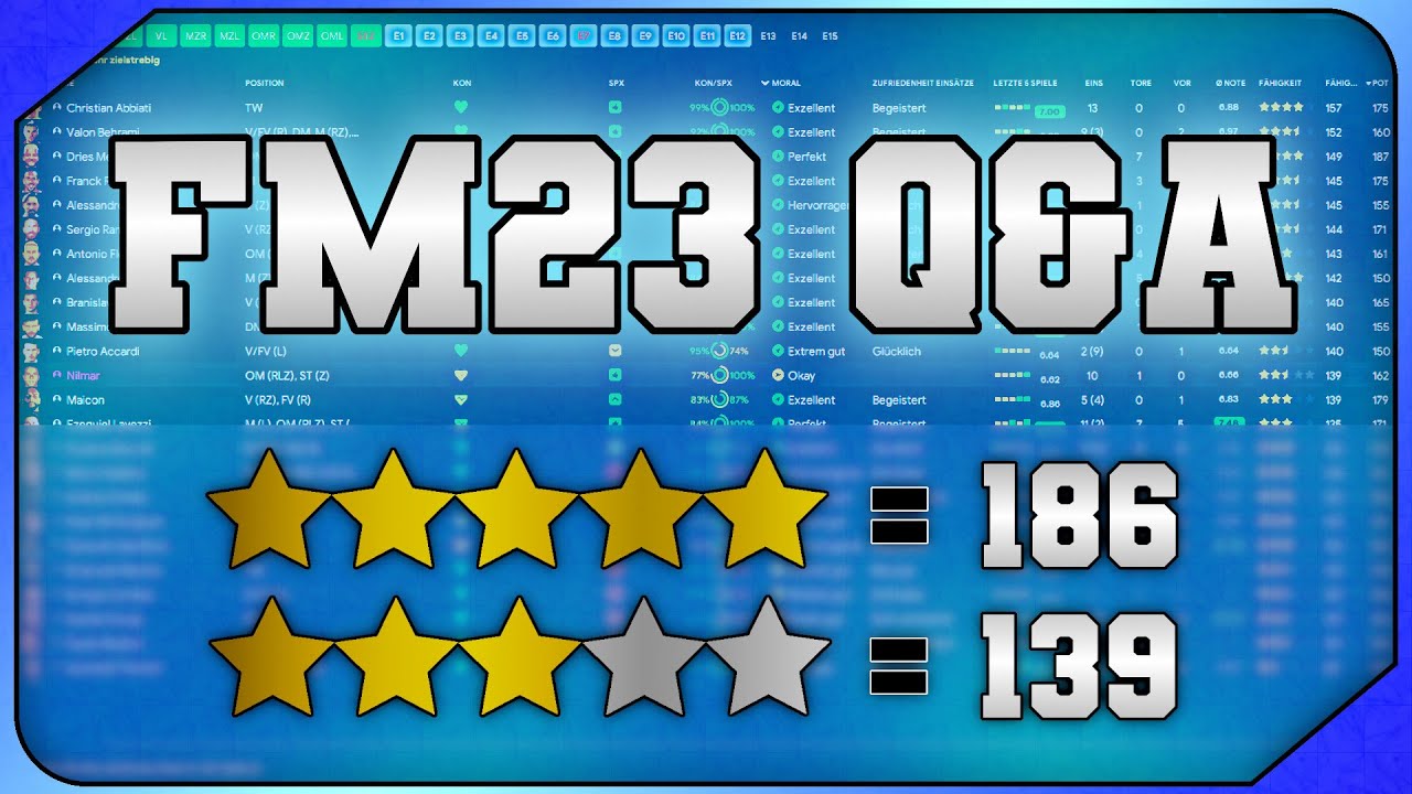 So findest du das genaue Potenzial deiner Spieler I FM23 Q&A