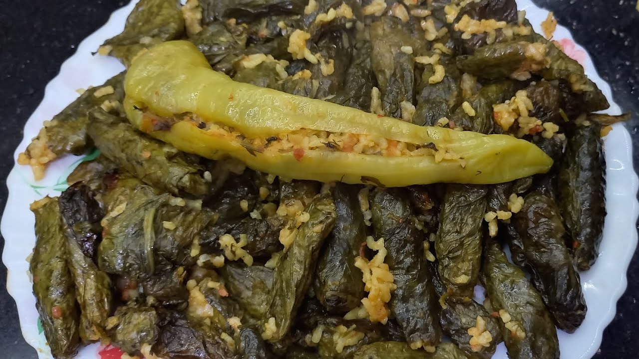 يلا محشي بورق الخس🥬😋