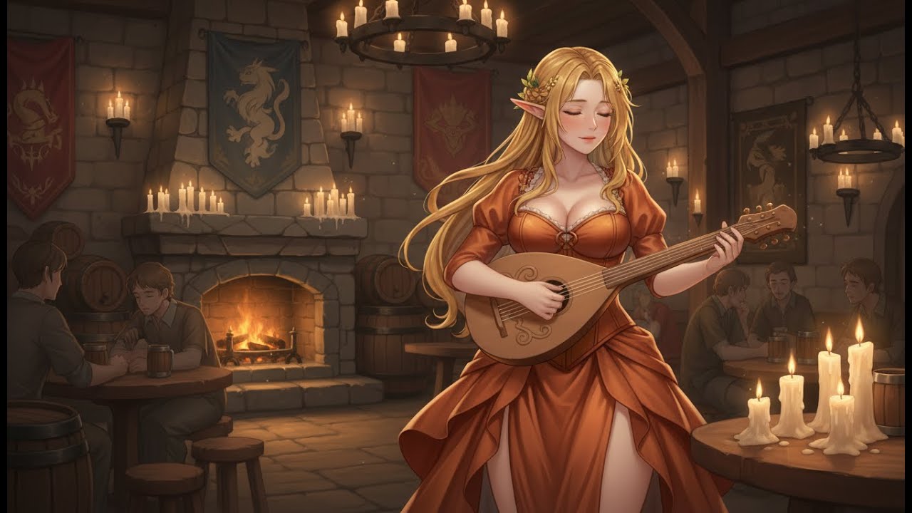 D&D Tavern Ambience 🍺 Medieval Music for Campaigns