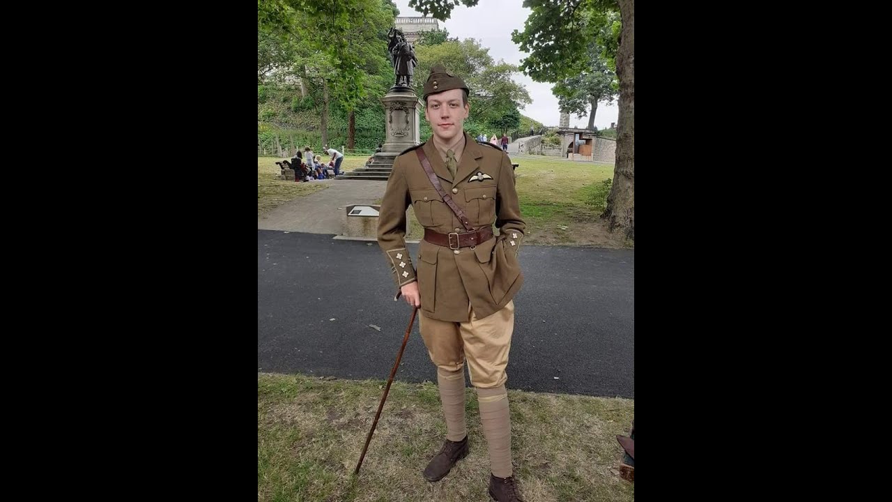 WW1 Royal Flying Corps kit and equipment talk at Nottingham
