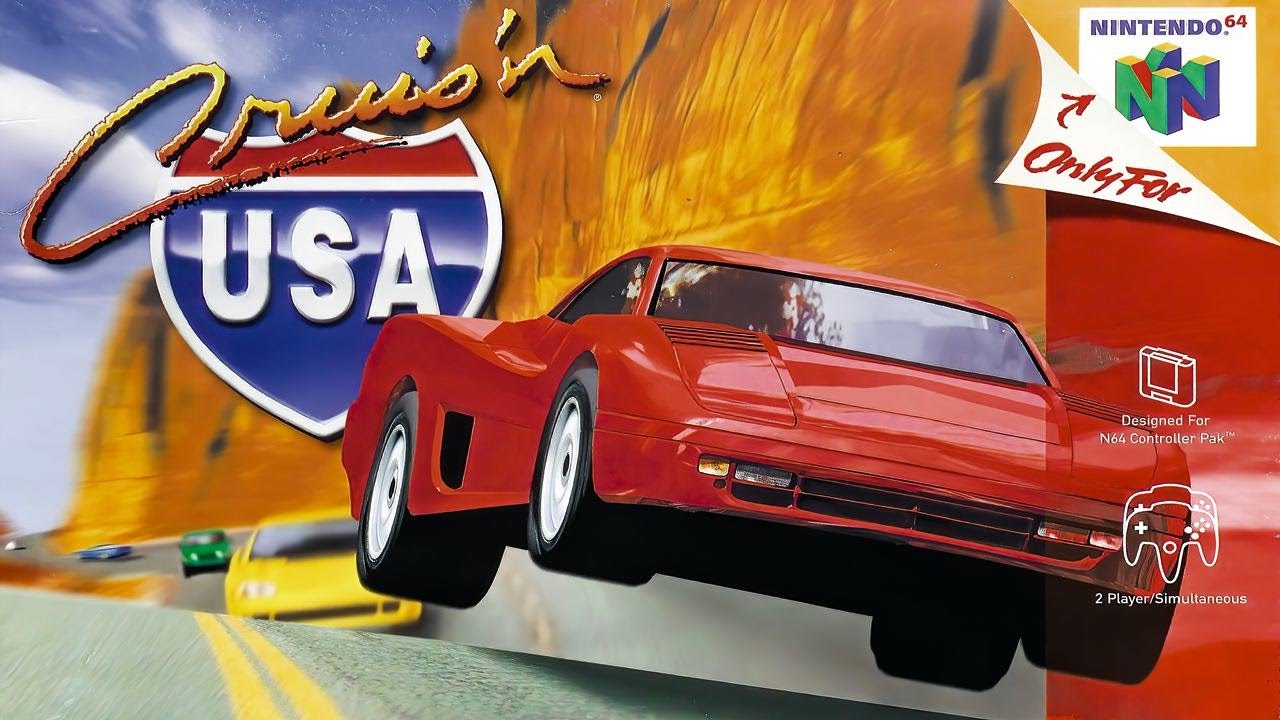 🔴🔱Cruis'n USA - NINTENDO 64.