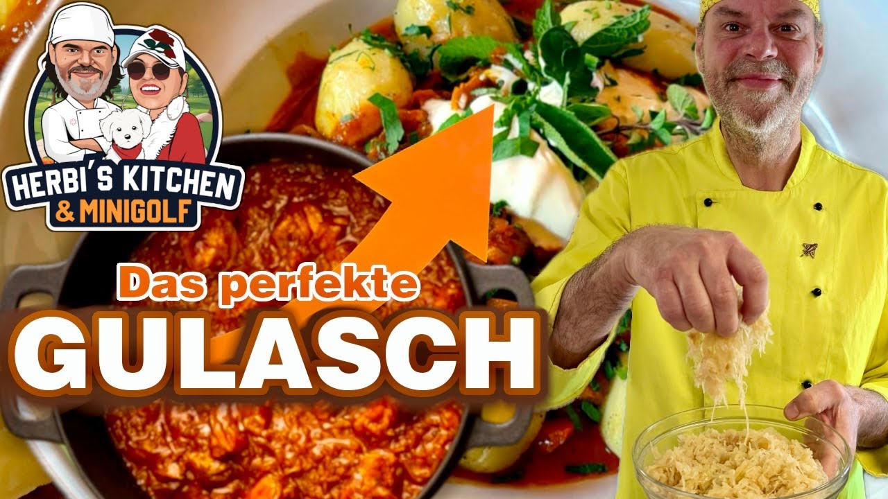 Szegediner Gulasch vom Schwein 🍲 Hausmannskost-Klassiker mit Sauerkraut – wie aus der TV-Kochshow!